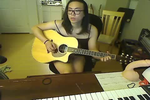 Super cute asian TS toys Her ass With humongous Dildos Till that babe Cums Hard