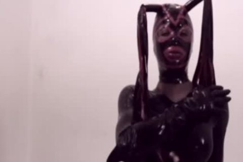 naughty ebon shelady In Latex