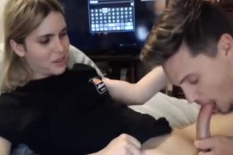 blonde ladyman oral stimulation From Hubby cam