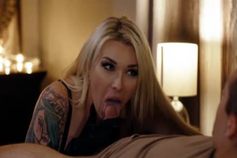 breasty blonde TS Dante Colle wazoo banged By Dante Colle