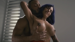 Transsensual: Ts Foxxy face fuck