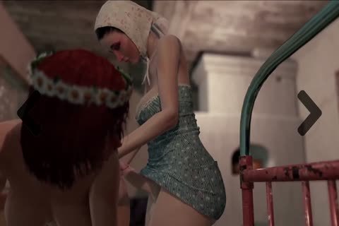 3D Futanari tgirl Animation With Dickgirls