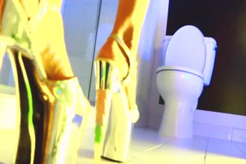 TS Gloryhole dream - Sasha De Sade Sissy Bimbo hoe engulfing & Gagging BBC