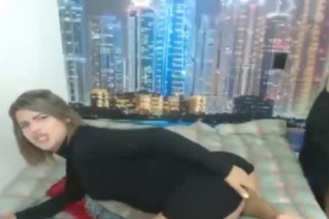 youthful lad pokes tranny