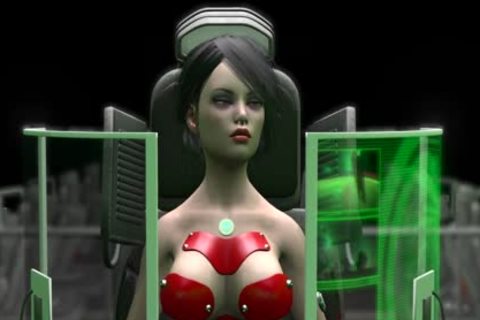 Earth Orbit - A Sex journey. Sex In Space Station! 3d Dickgirl Plays With A lovely 