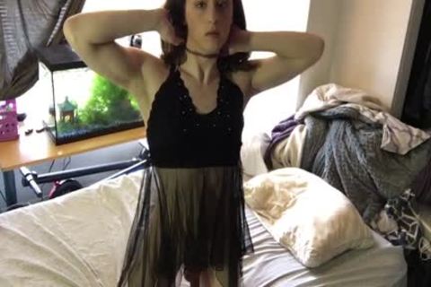 teen Trans girl Shows Off Her thick 10-Pounder