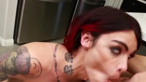delicious Chelsea Marie Swallows 10-Pounder After TS Seduction