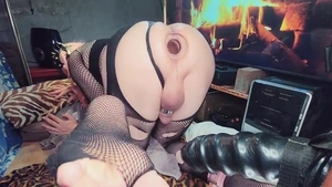 booty beauty Does It another time plowing Sissy butthole On biggest toys Pt 1