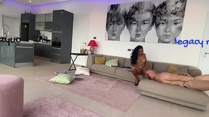 Bombshell naughty asian t-girl bangs dude Pornstar Magic Michel