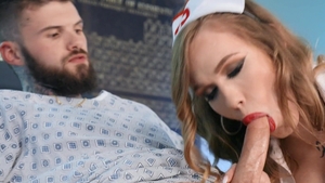 Trans Angels: Intense Anal with a Garter Belt Nurse