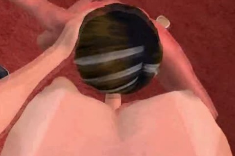 3D Cartoon Hunk Getting Double Teamed By Some lady-mans